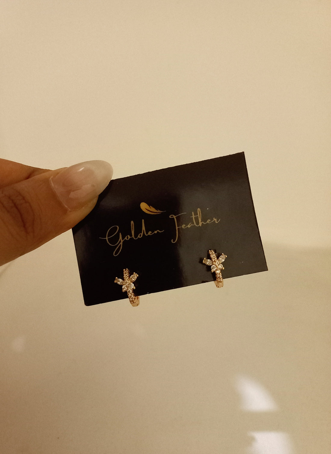 Butterfly Gold Plated Bali/Hoop Earring