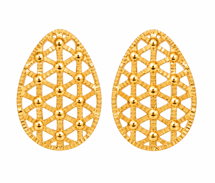 Ornate Gold Filigree Earring