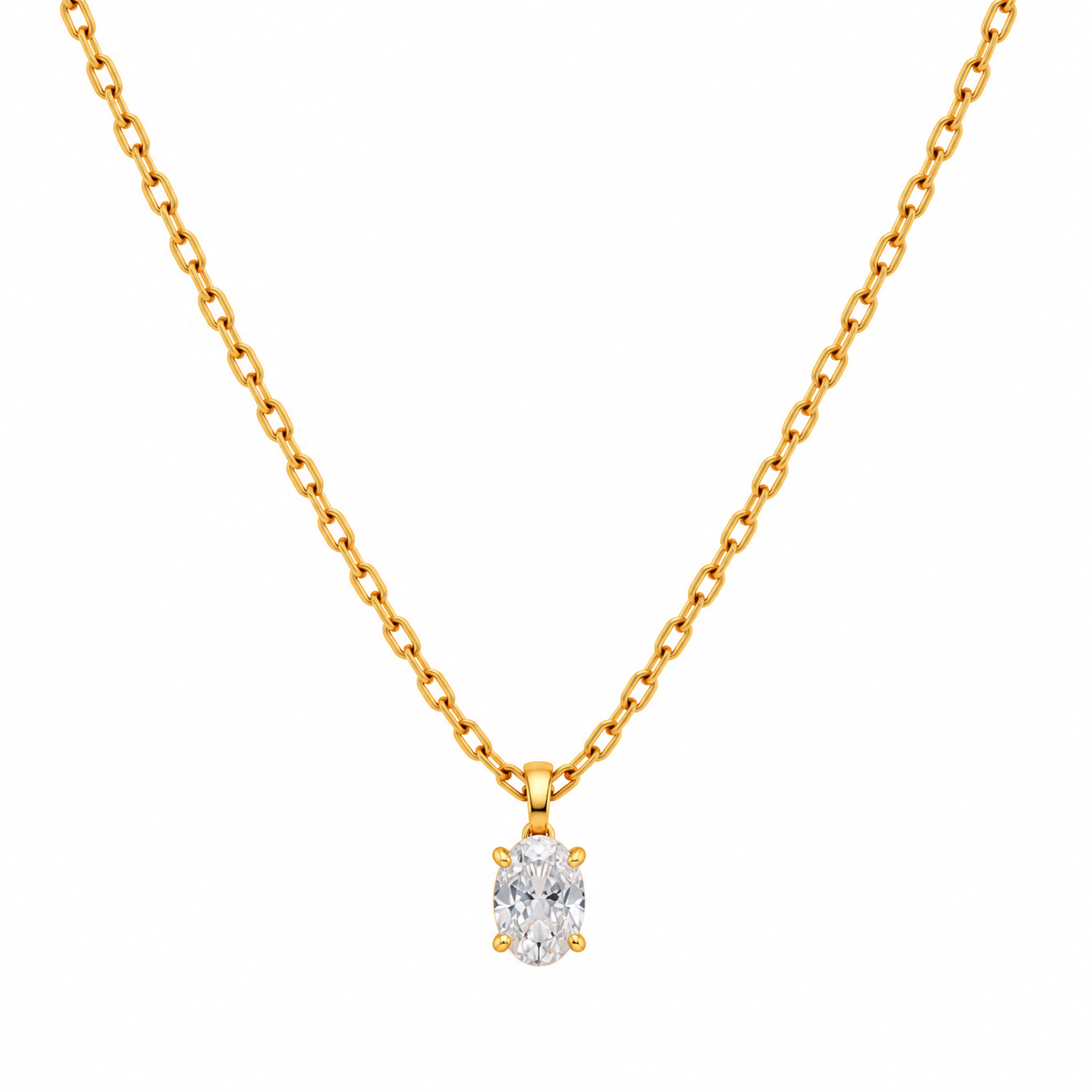 Elegant Gold Pendant Necklace