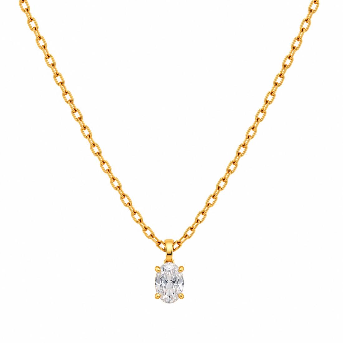 Elegant Gold Pendant Necklace