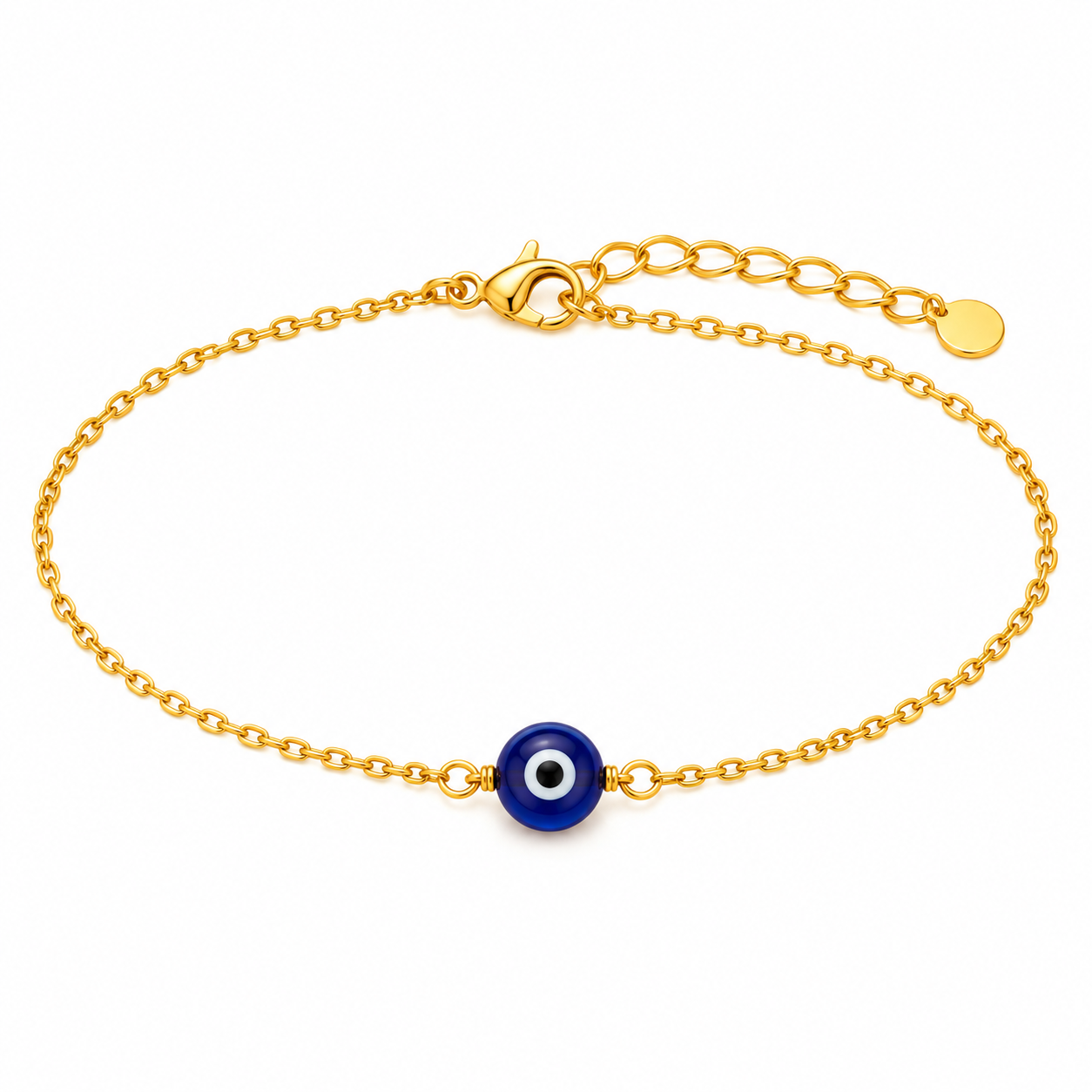 Evil Eye Sleek Anklet