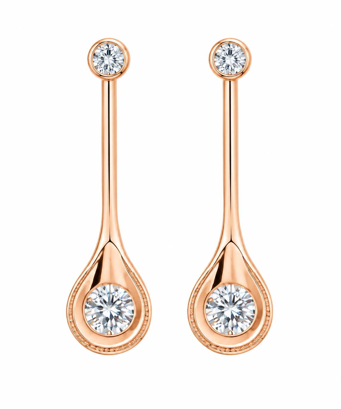 Crystal Teardrop Drop Earring