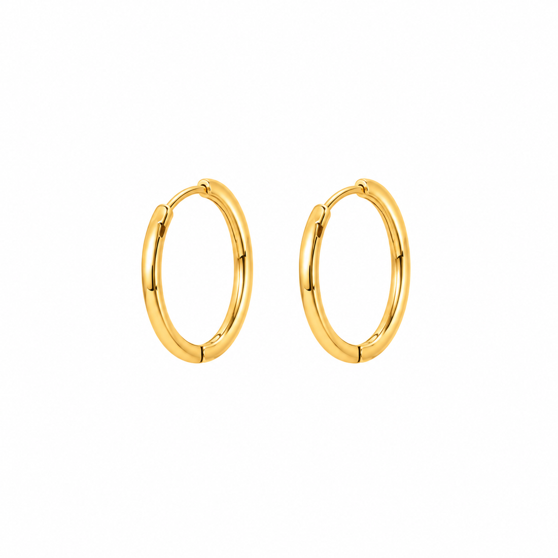 18K Gold Sleek Bali Earring