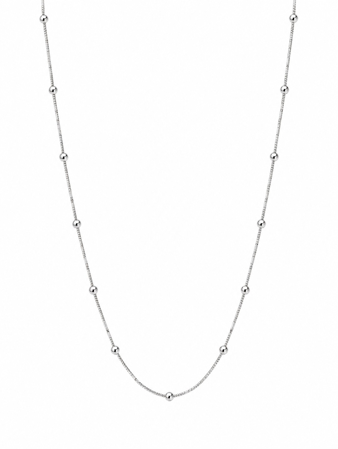 Delicate Beaded Chain Necklace