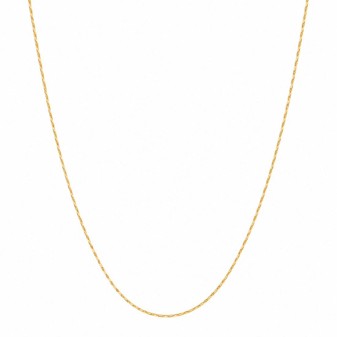 Gold Sleek Chain Necklace
