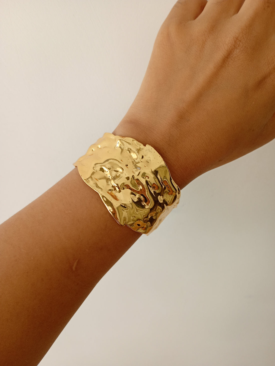 Gold Handcuff Bracelet