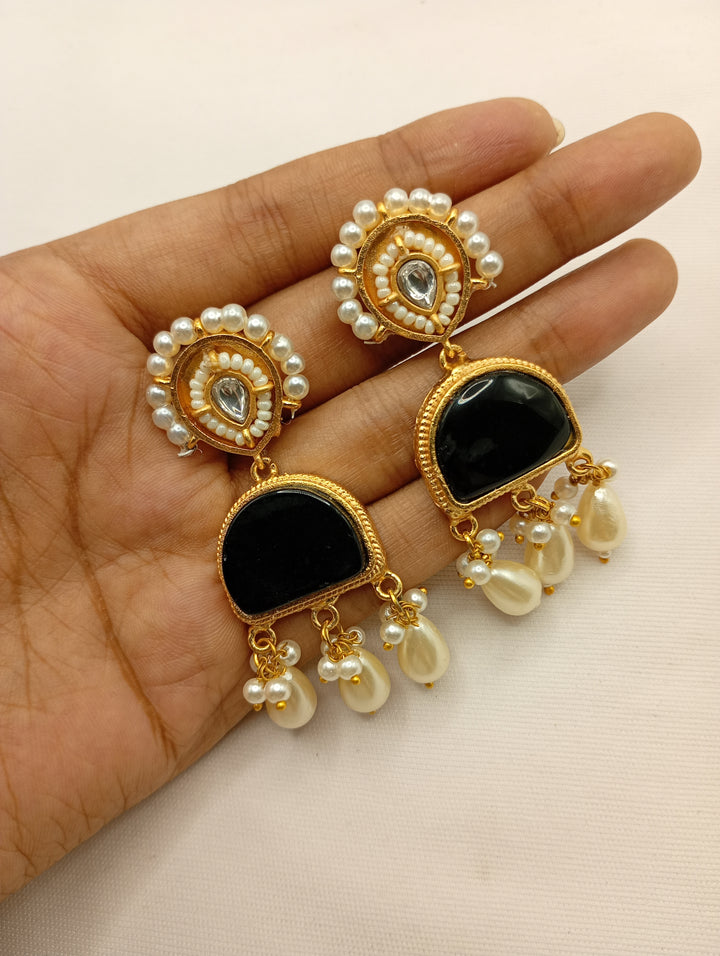 Black Pearl Statement Choker Set