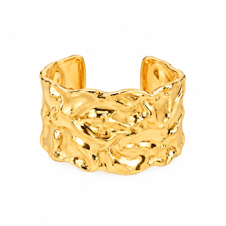 Molten Gold Cuff Bracelet