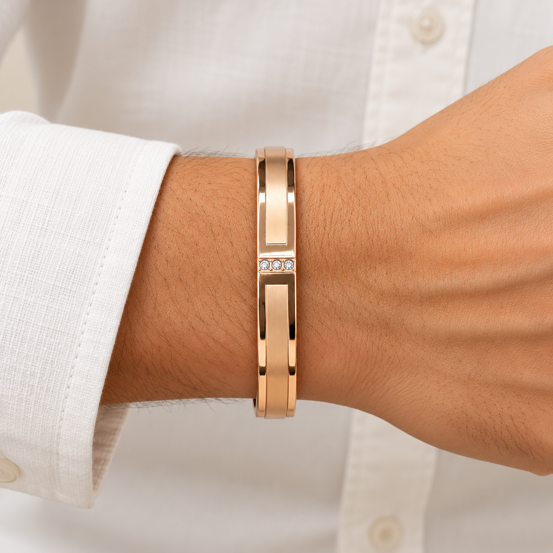 Rose Gold Gemstone Bracelet