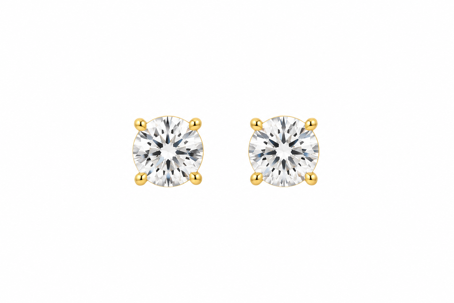 Elegant Diamond  Men's Stud