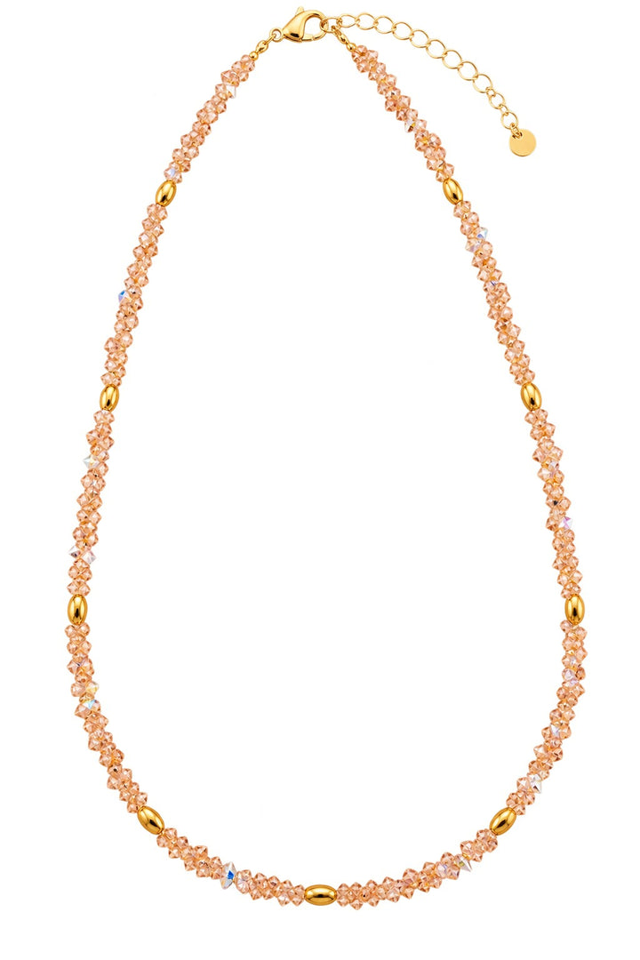 Elegant Crystal Beaded Necklace